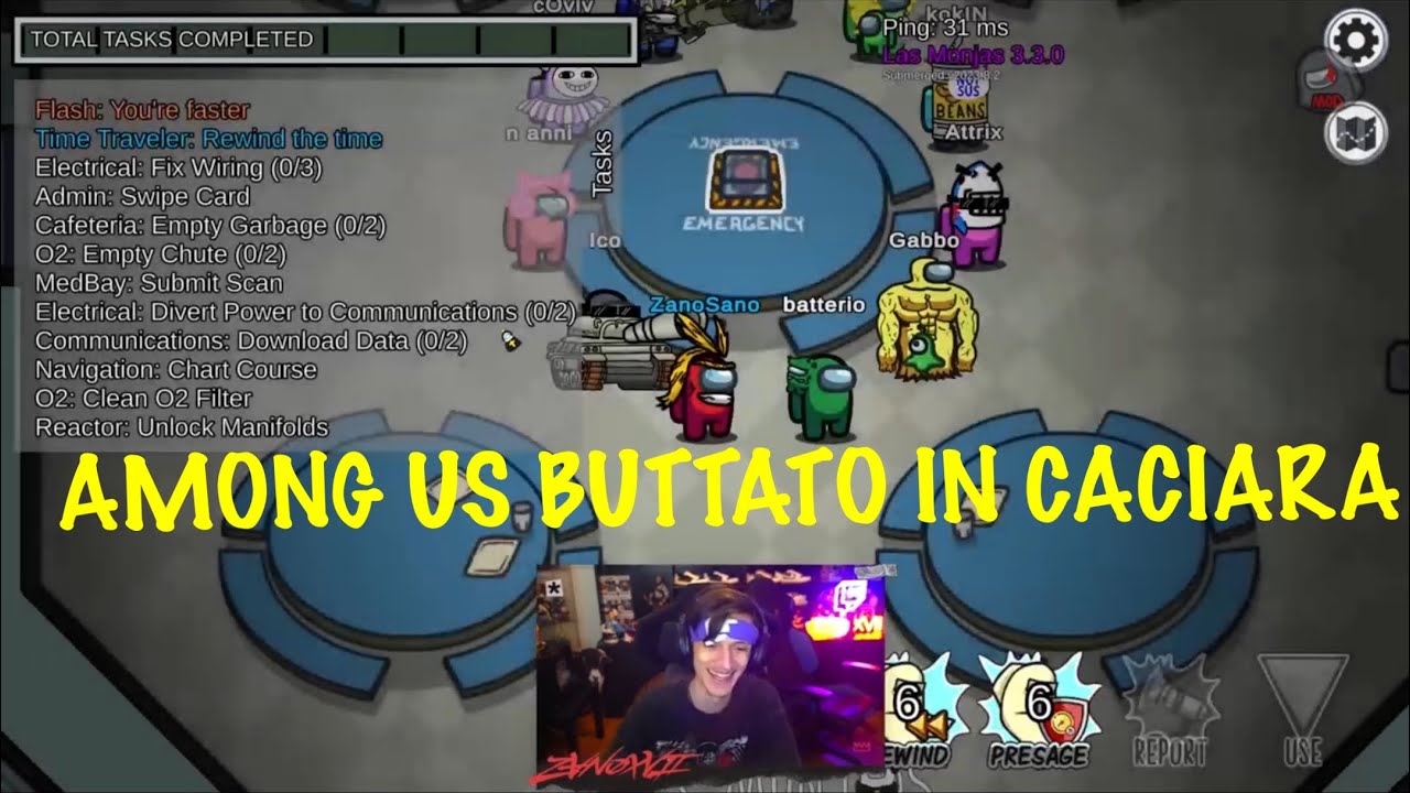 ZANO GIOCA A AMONG US CON IL MASSEO KOKESHI GABBO DELUX E ALTRI