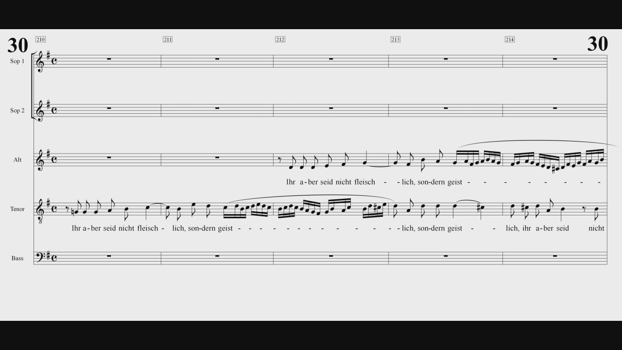 BWV 227 Jesu meine Freude Einstudierung Sopran 2