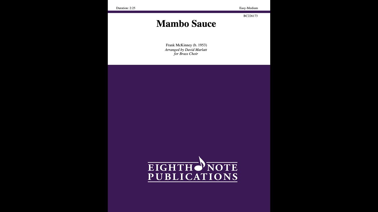 Mambo Sauce by Frank McKinney, arr. by David Marlatt - Grade Easy-Medium