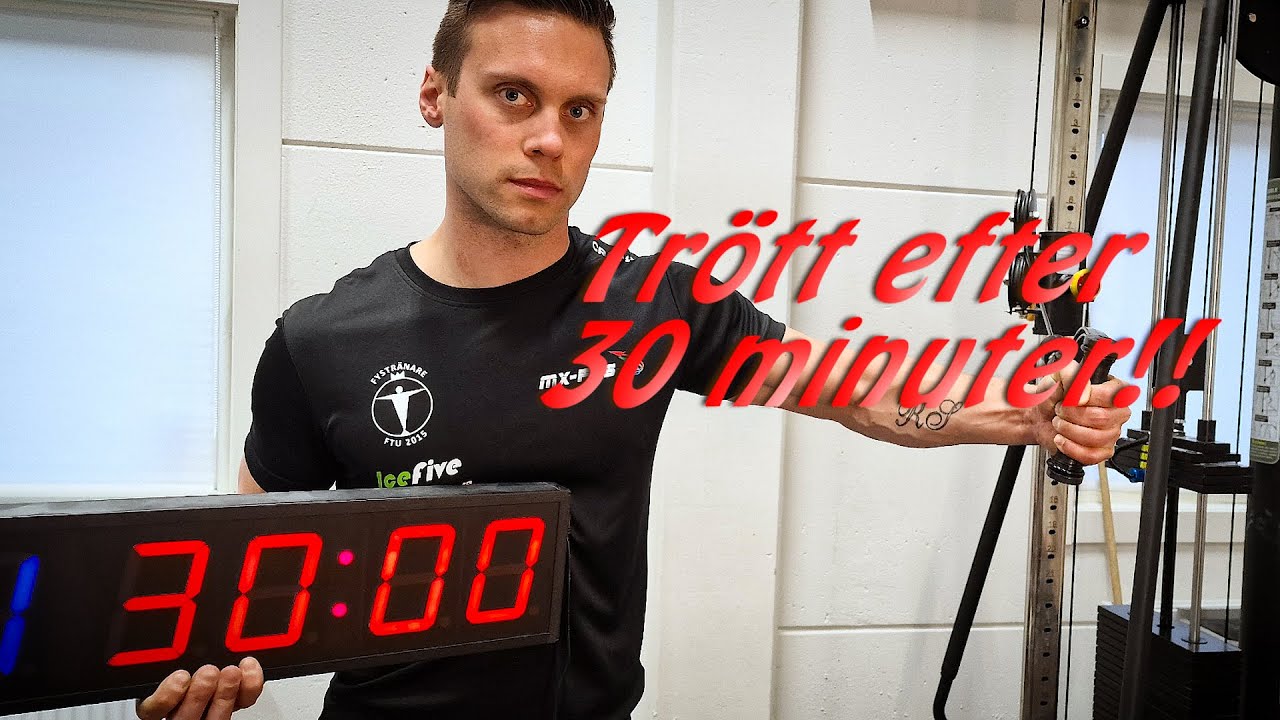 Bröstpass på 30 minuter [sets och reps inkluderade]