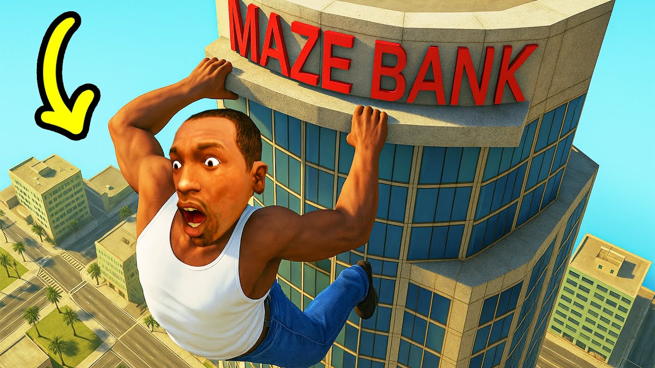 O INACREDITÁVEL GTA SAN ANDREAS DE PARKOUR *novos movimentos pro CJ*