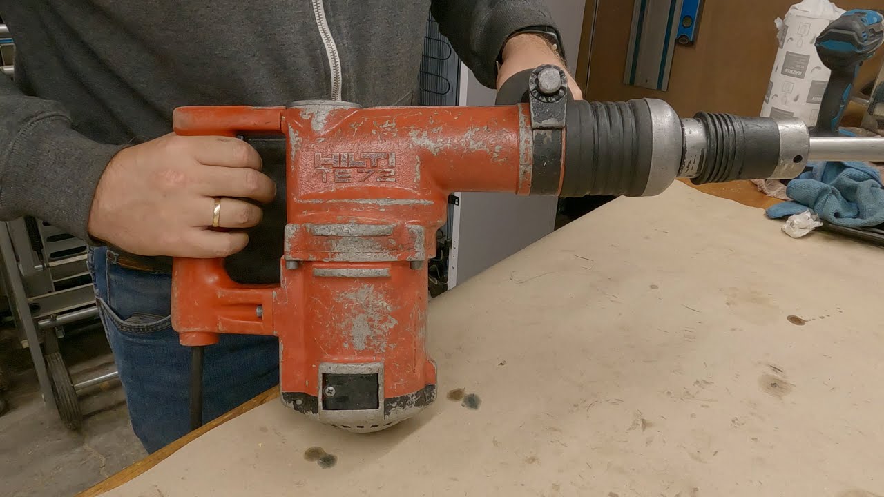 Assembling an old Hilti TE72 rotary hammer