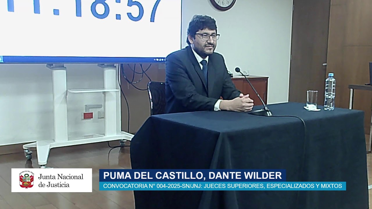 #Envivo | Convocatoria N.°004-2025-SN/JNJ (Grupo 2): Comisión de entrevistas N.°1 - 05-03-2026