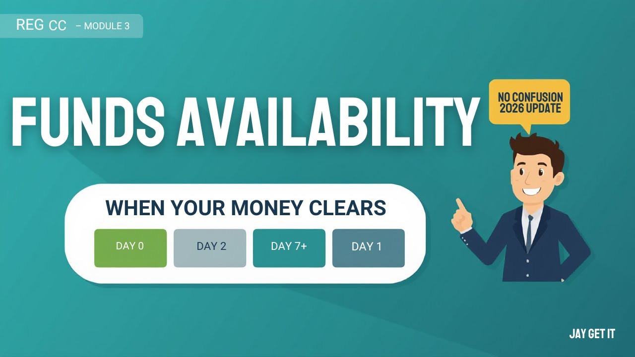 Regulation CC &ndash; Module 3: Funds Availability Rules (2025 Update)