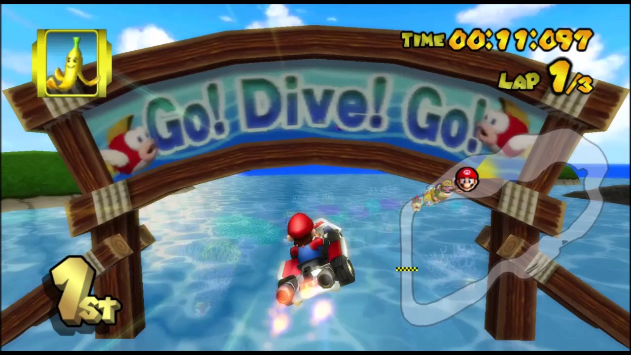Mario Kart 7 Wii - Mushroom Cup
