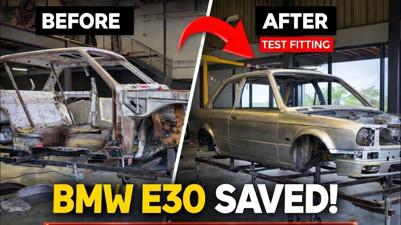 Реставрация BMW E30 325is EVO2 HP2 – примерка кузова Polaris Silver Shell