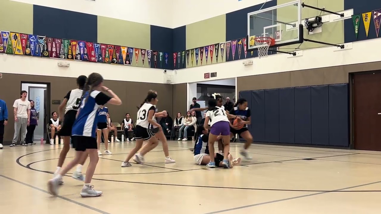 5th/6th grade Mcgarvey girls basketball game🏀(2026) vs. Beitzel Elementary Girls PART 1