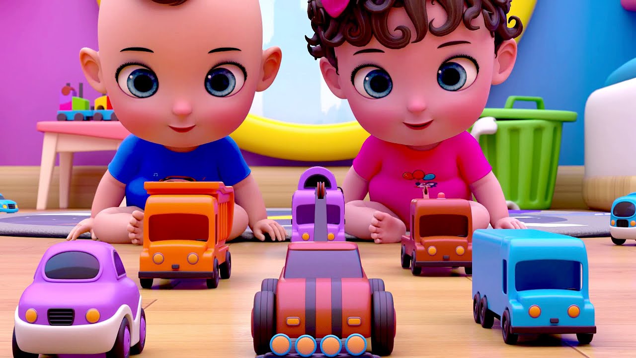 Vehicle Toys Playtime Song for Kids | Milo and Maddie