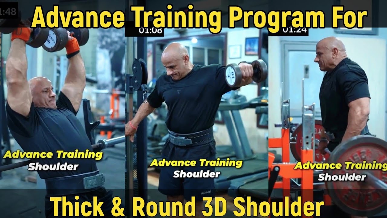 Advance Training Program For Thick & Round 3D Shoulder | Mukesh Gahlot 