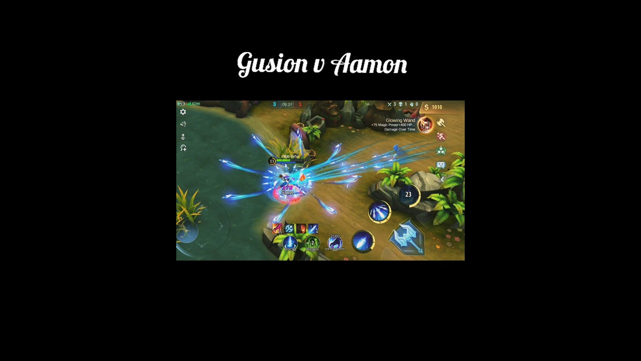 ✅.Gusion v Aamon.👍1v1 #mlbb