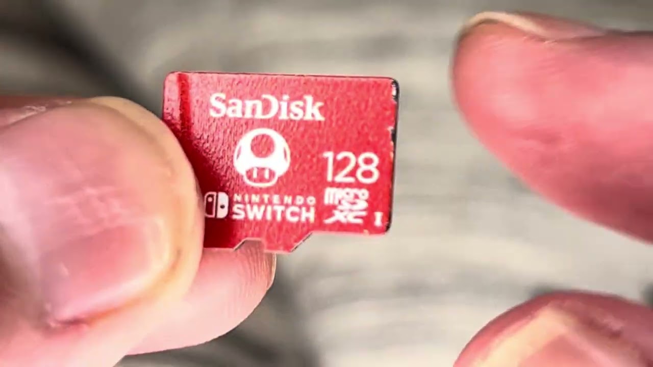 Installing a micro SD express card for Nintendo Switch 2