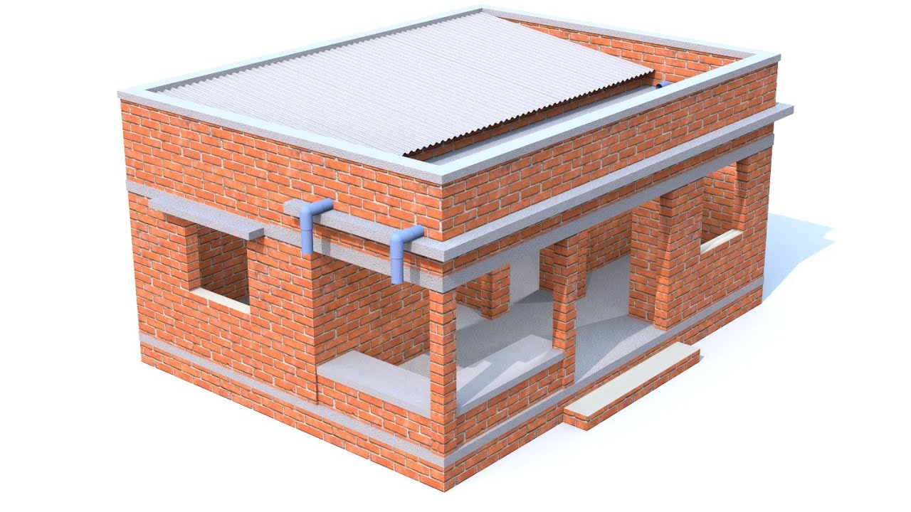Small House Design in Village | Low Cost Village House Design Idea | tin shed house design in india