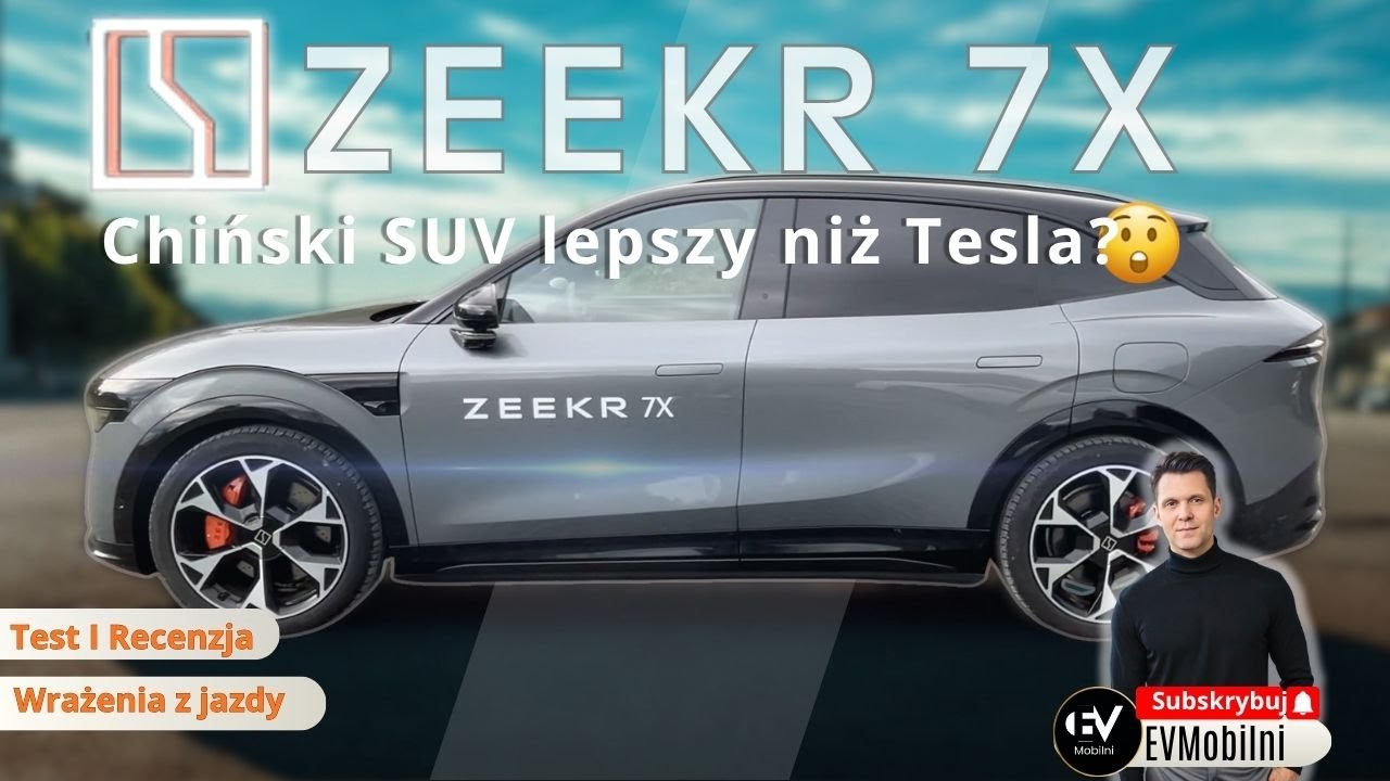 ZEEKR 7X – 🇨🇳 Chiński SUV lepszy niż Tesla? ⚡ 642 KM, 615 km zasięgu i ładowanie w 13 min!