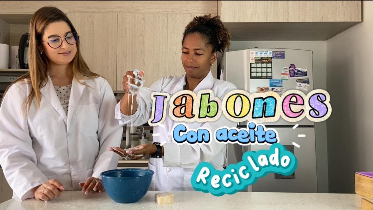Tutorial Jabones Artesanales con Aceite Usado o Reciclado / Reutilización de Aceite #tatilaprofe