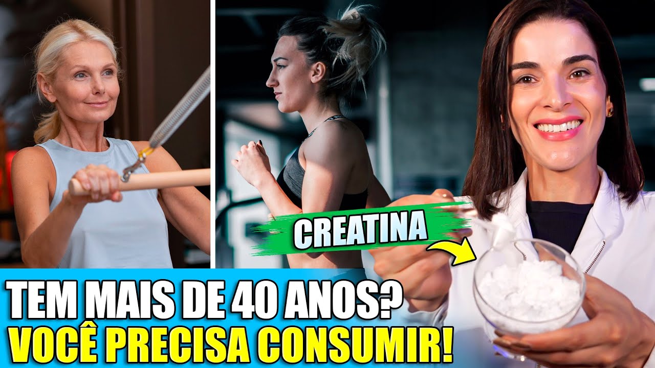 CREATINA Como Tomar? Efeitos da Creatina no Corpo: For&ccedil;a, cansa&ccedil;o, mem&oacute;ria fraca e massa muscular!