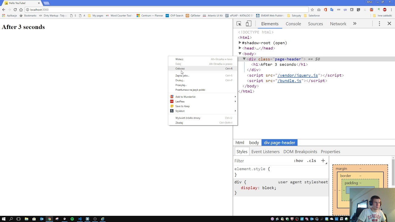 JavaScript - Własny komponent