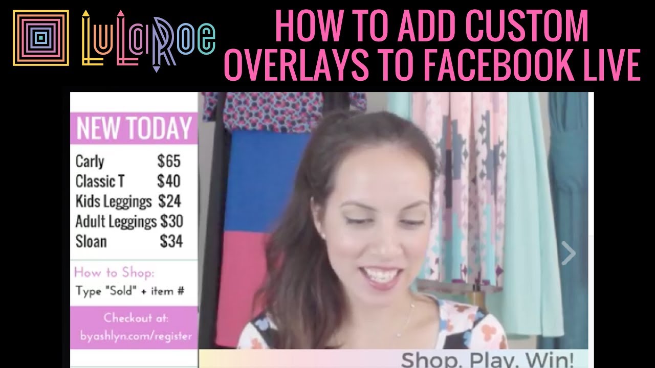 How to Add Custom Overlays to Facebook Live