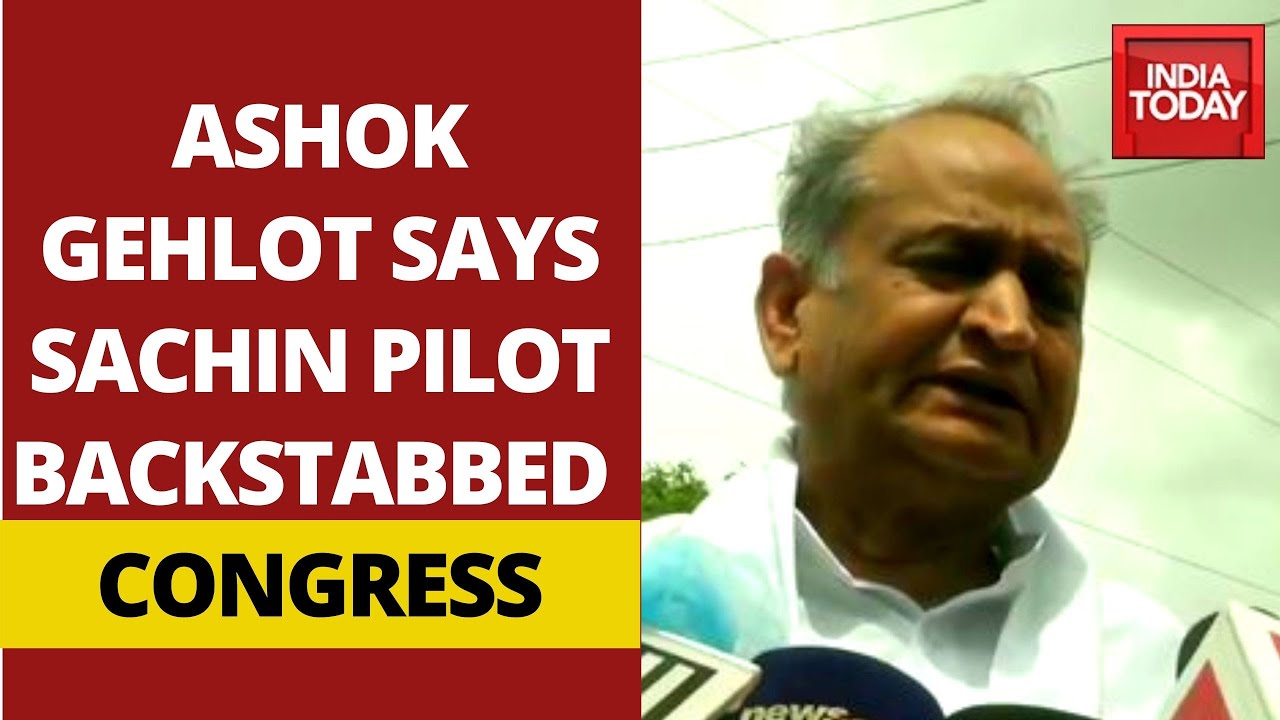 'Sachin Pilot Backstabbed Congress': Ashok Gehlot Claims Conspiracy Against His Govt With BJP's Help