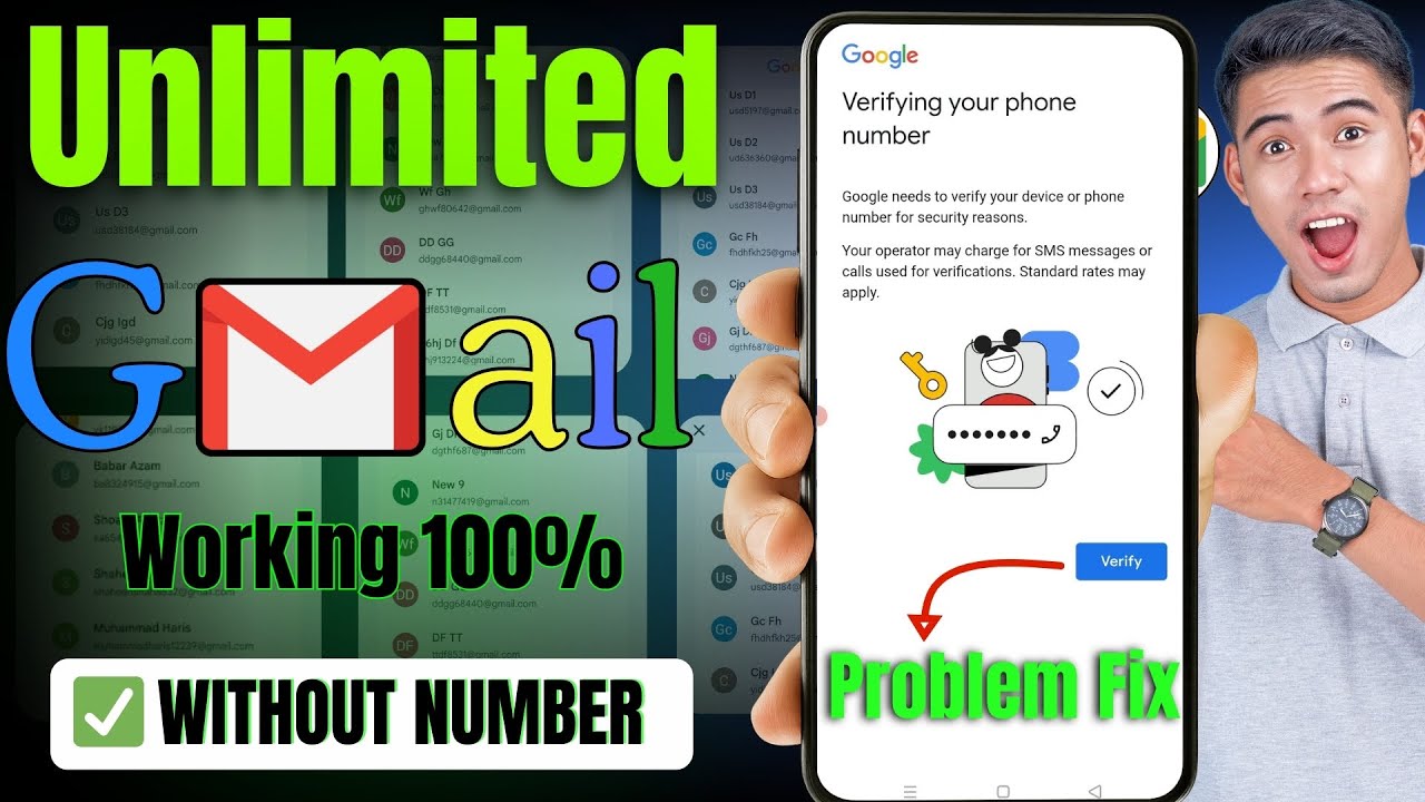 Gmail Account Without Verification | Without OTP & Mobile Number Complete Tutorial ✅