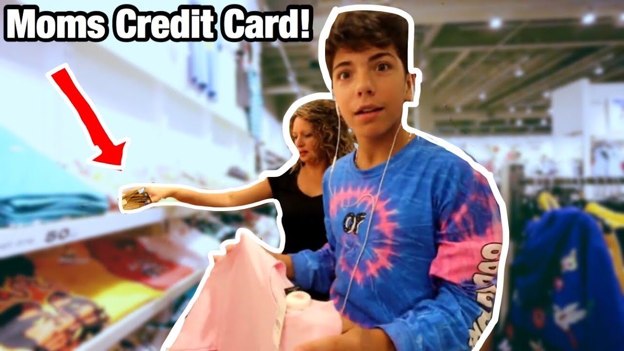 BACK TO SCHOOL SHOPPING WITH MY MOMS CREDIT CARD! *She Freaked Out*