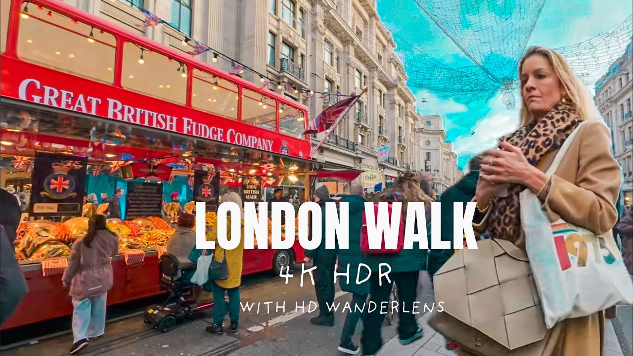 🎄✨ Experience London's Car-Free Christmas Dream! | Regent Street Festive Mile | December 2025