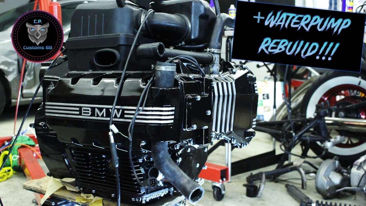 BMW ★ K100 Cafe Racer Build - Engine assembly 2/2 - C.P. Customs #8