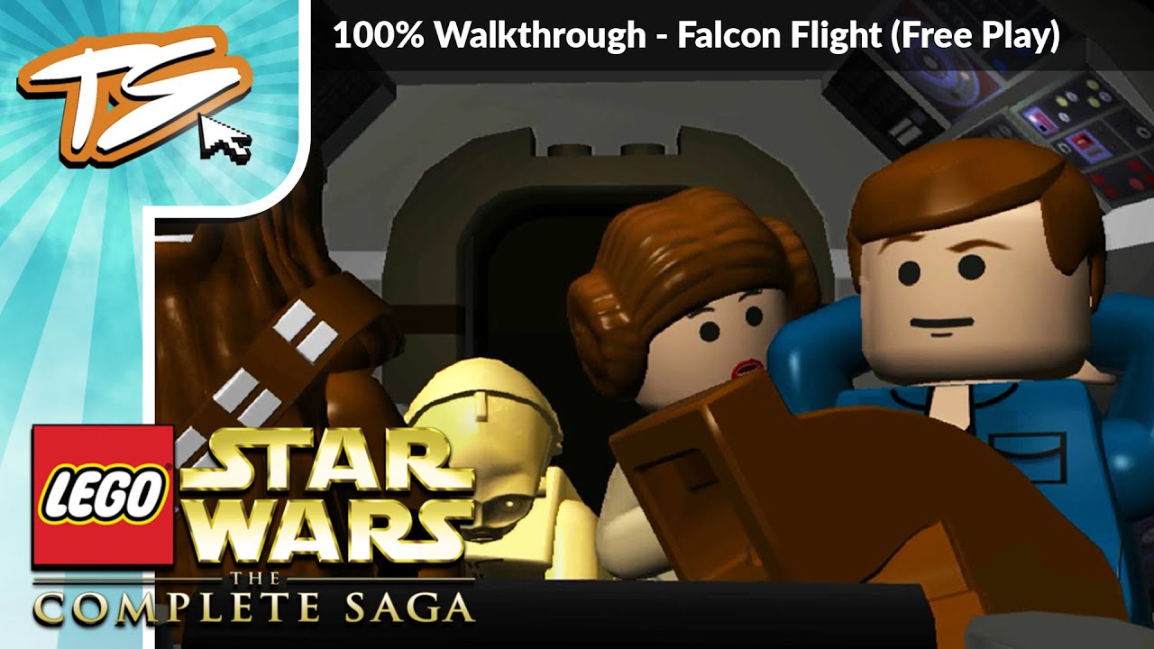 FALCON FLIGHT (FREE PLAY) - Lego Star Wars: The Complete Saga 100% Walkthrough #62