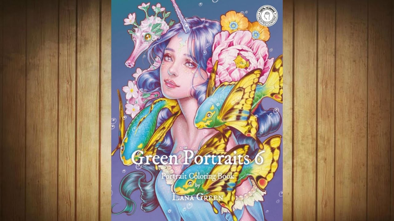 Présentation ( Flip through ) : GREEN PORTRAITS 6 de Lana Green