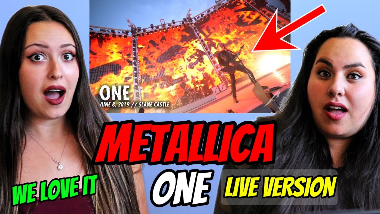 REACTION To Metallica - One (LIVE Slane Castle, Ireland 2019) | Two Sisters REACT