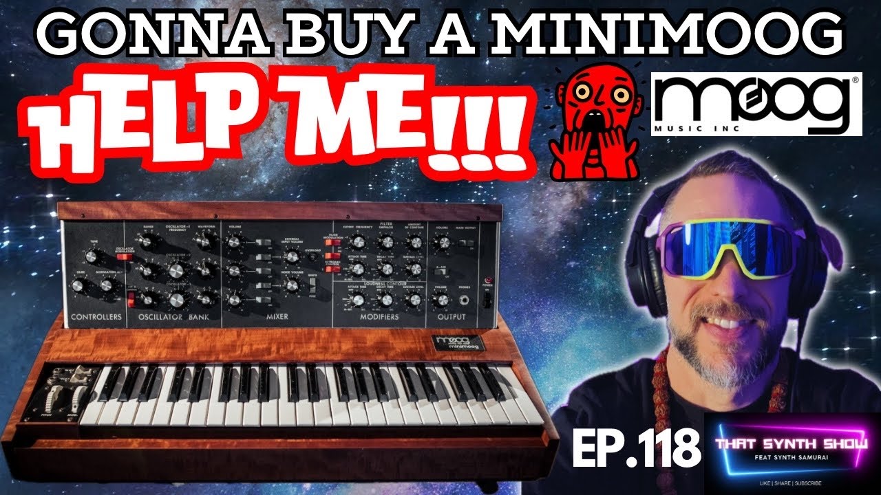 BUYING A MOOG MINIMOOG MODEL D HELP!!!! | THAT SYNTH SHOW EP.118 #moog #behringer