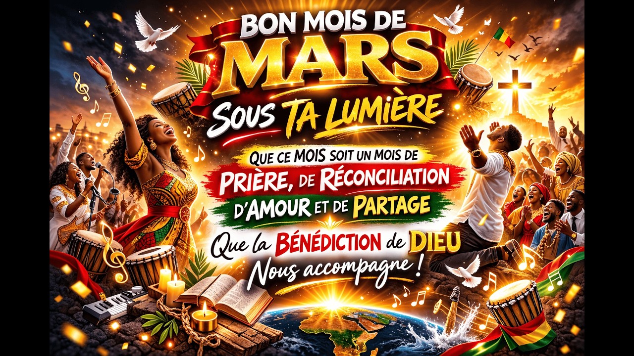BON MOIS DE MARS 🎉🔥 | Sous Ta Lumière ✨ | Chant Gospel Africain de Bénédiction