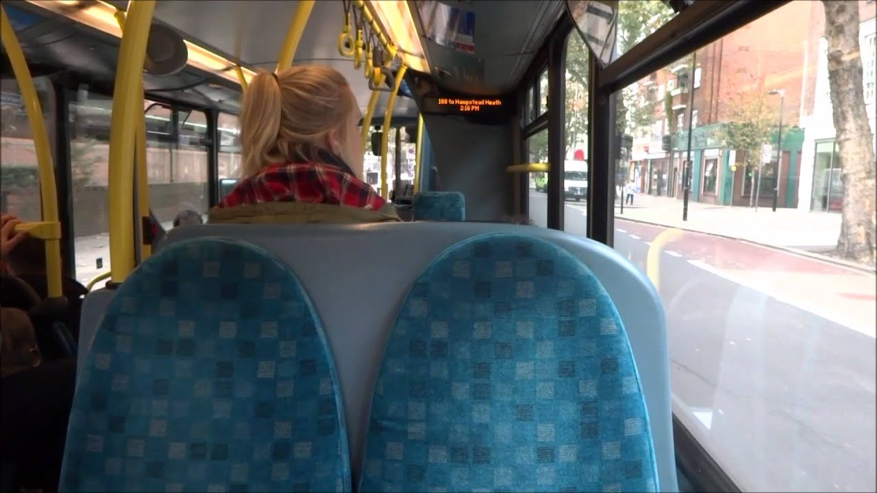 Journey on The 168 (VLW136 LJ03MHM) Wright Gemini VolvoB7TL Arriva London North