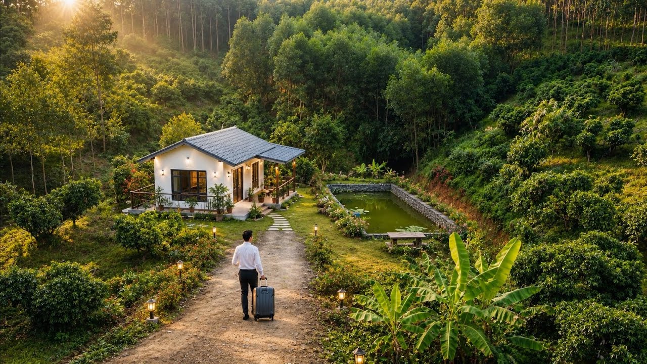 Building a life in the countryside. Full video. Built from start to finish.