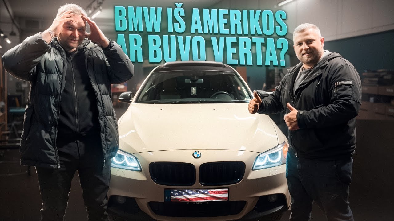 Nuo laužo iki legalaus bolido: BMW iš Amerikos FINALAS!