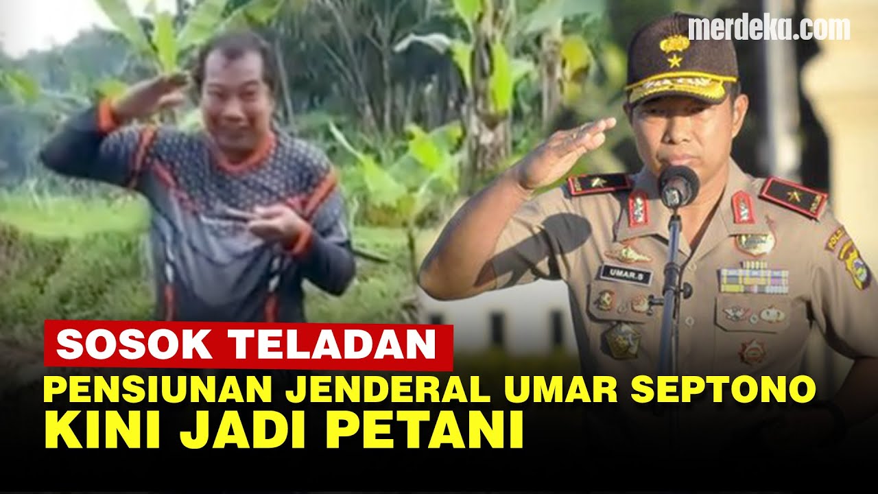 Sosok Umar Septono, Pensiunan Jenderal Polisi Rendah Hati Kini Jadi Petani