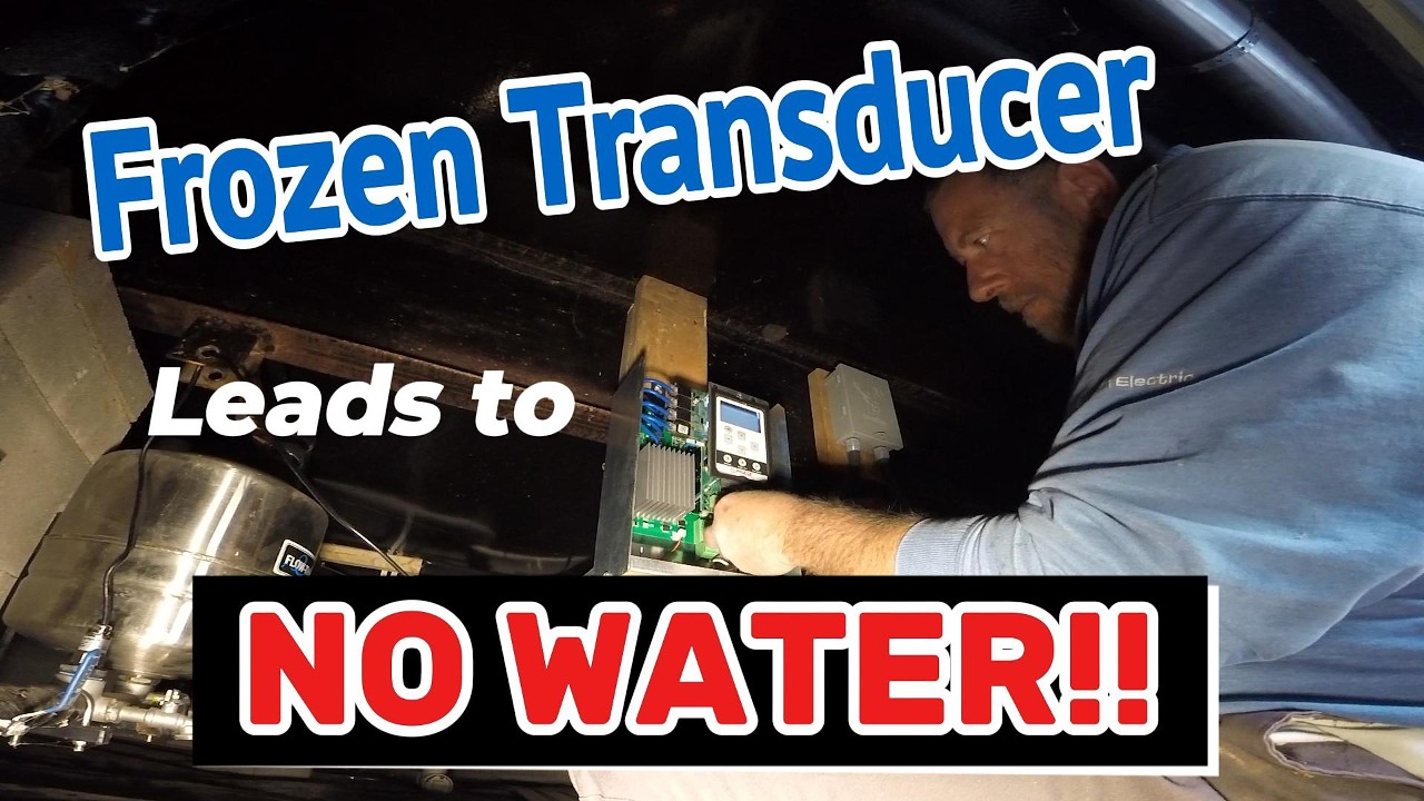 No Water | Frozen transducer | Proper Winter Shutdown Technique