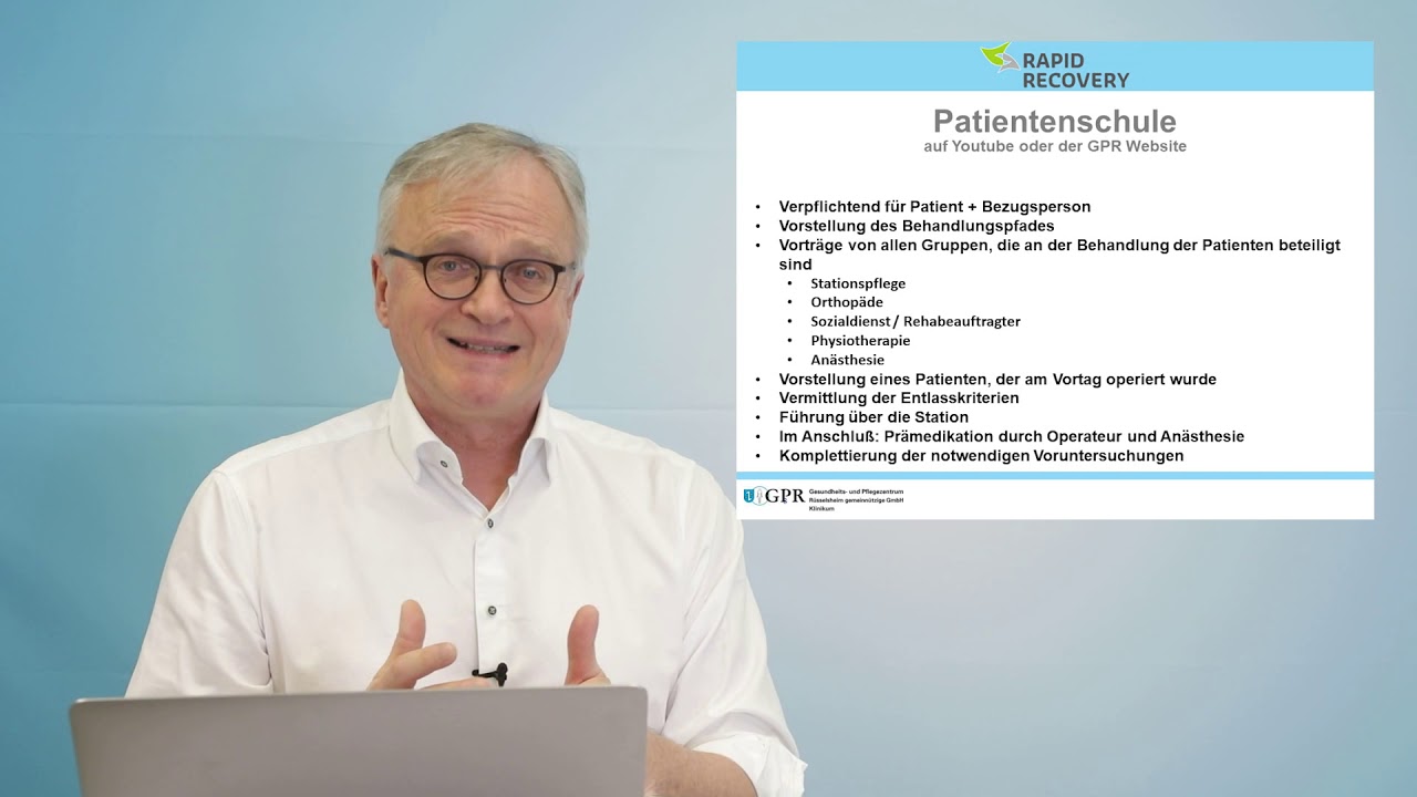 Vortrag Gelenkersatz Knie + Hüfte von Dr. Manfred Krieger