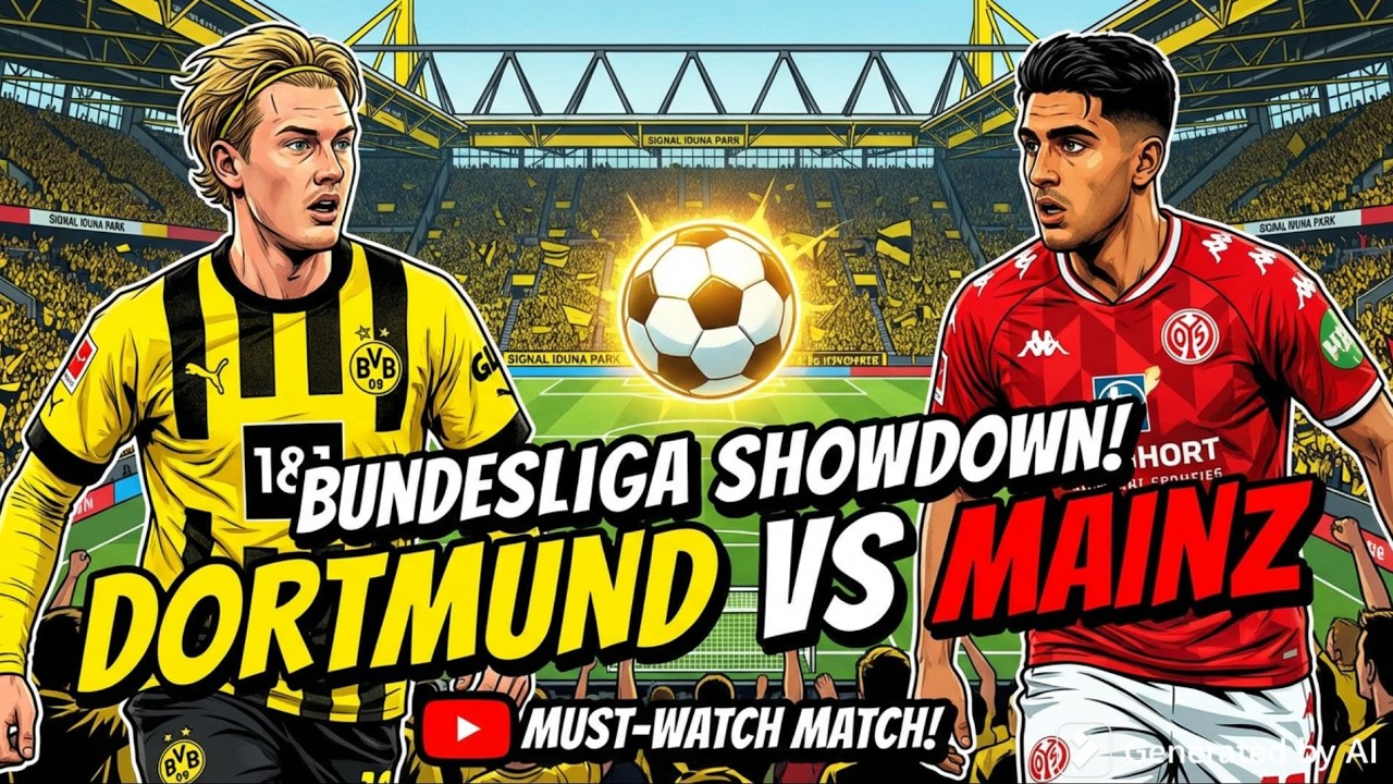 Dortmund vs. Mainz Bundesliga Matchup!
