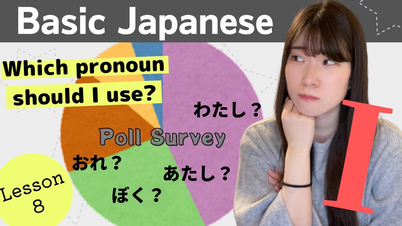 Lesson8 : How to Say 'I' in Japanese (First-Person Pronouns)