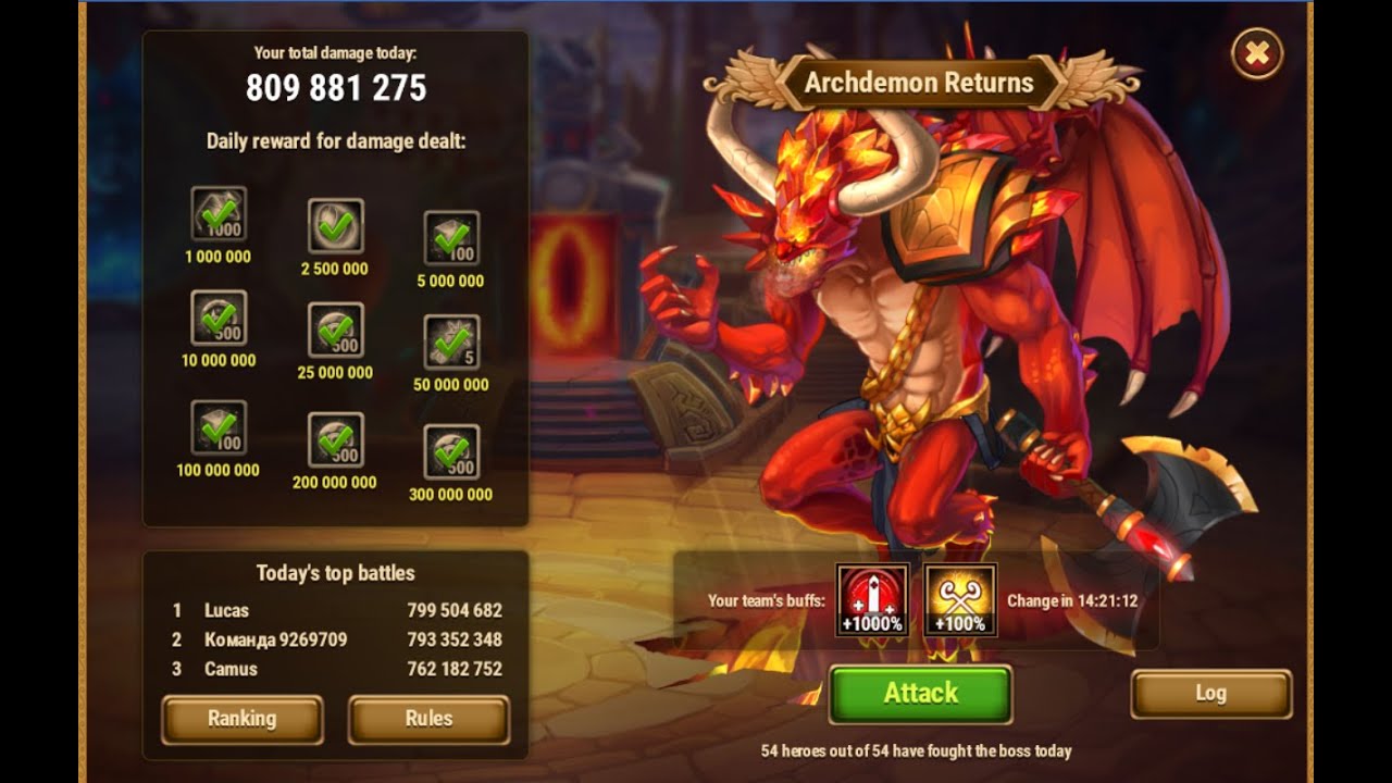 Archdemon day 2: second puzzle, teams, Chronicles of Dominion