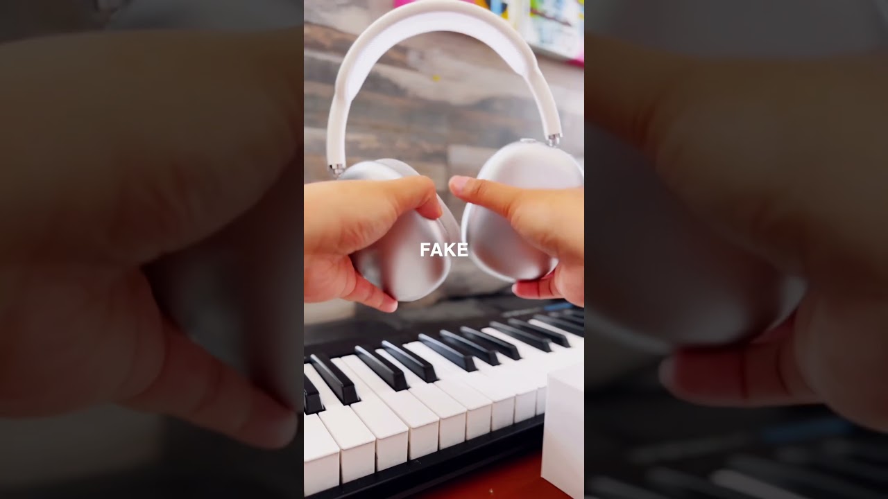 REAL VS FAKE: AIRPOD MAX #apple #airpodmax #techreview