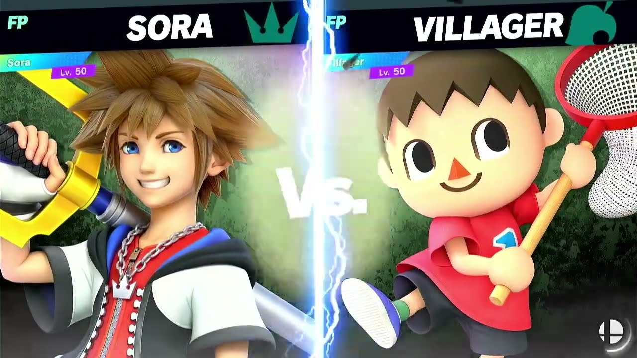 Super Smash Bros Ultimate Amiibo Fights Sora vs the World #43 vs Villager