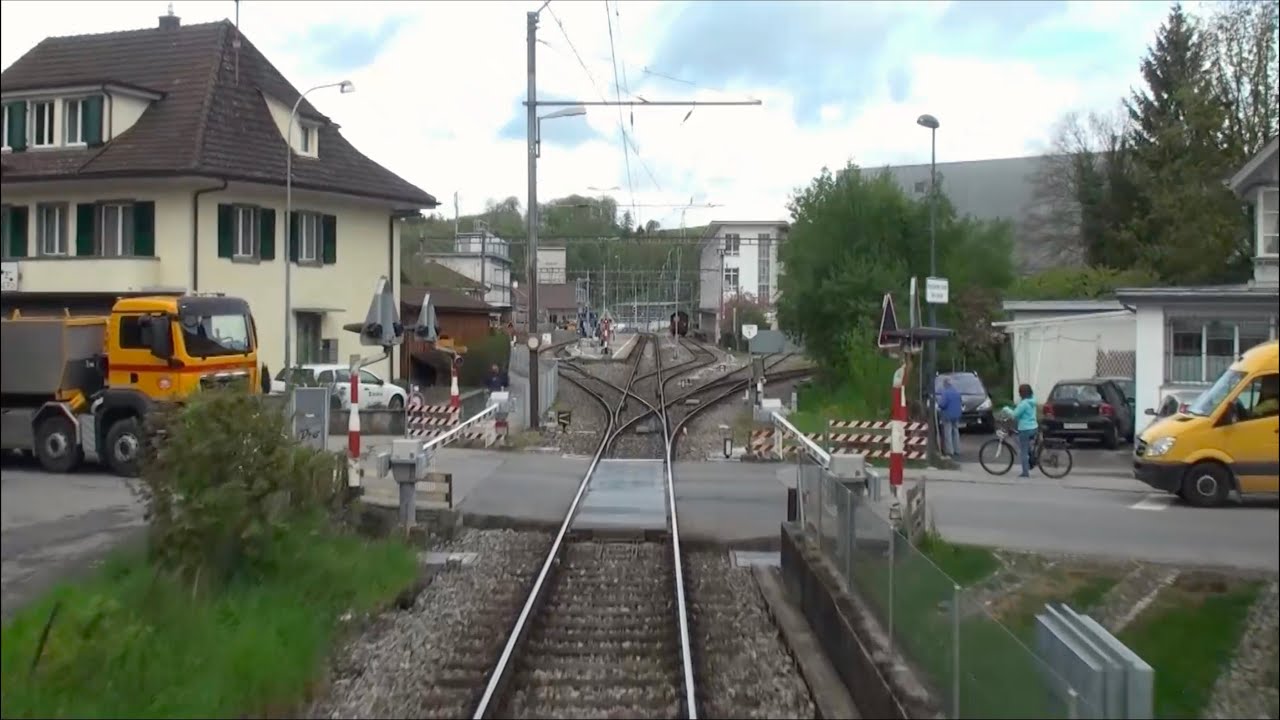 ★ 🇨🇭 Flamatt - Laupen cab ride [2.5.2012] Switzerland (Führerstandsmitfahrt)
