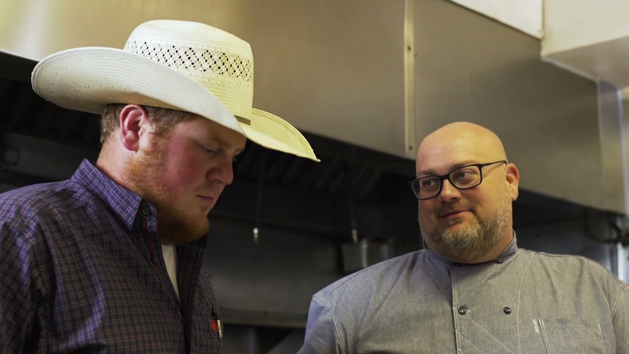 Chef Rocco Whalen and Zane Gross