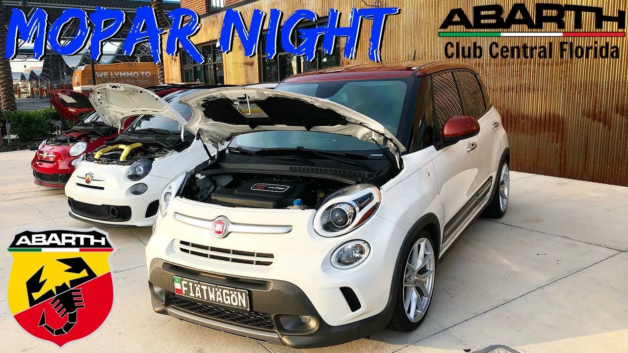 Mopar Night At Ace Cafe Orlando June 2018 - Fiat 500 Abarth