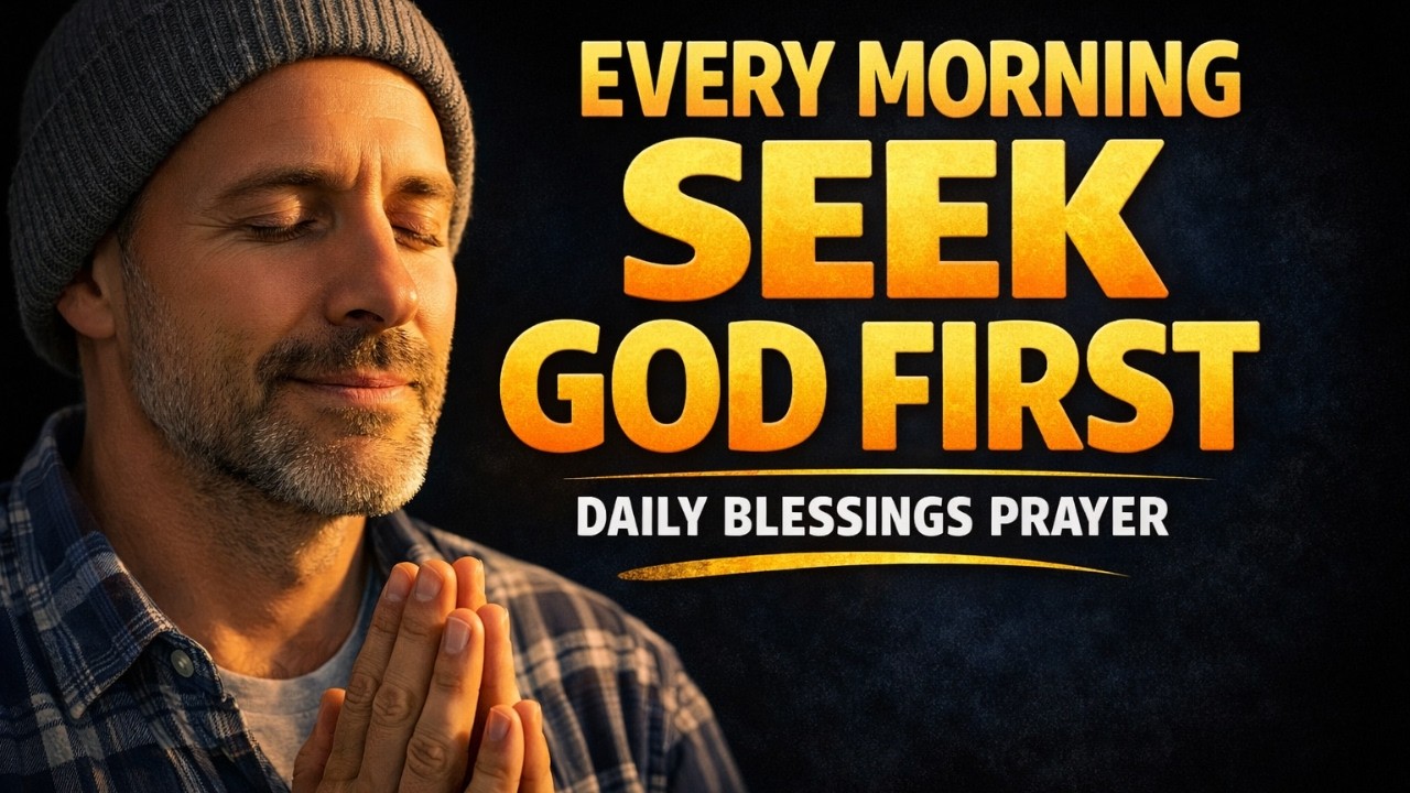 Every Morning SEEK God First  Daily Blessings Prayer 1 #morningprayer #nightprayer