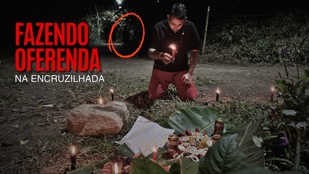 Fizemos uma oferenda na encruzilhada a noite e isso aconteceu...