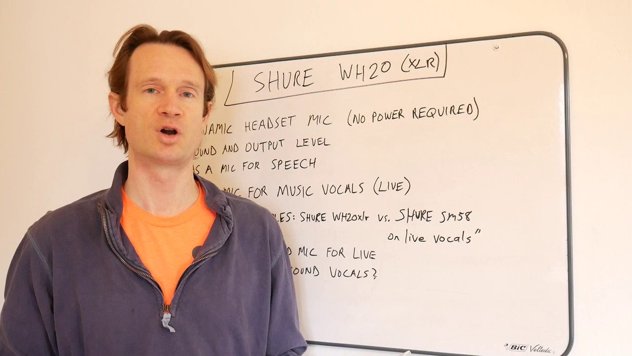 My experience with the Shure WH20 (XLR) dynamic headset microphone