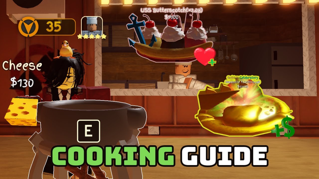 The ULTIMATE cooking guide  - [Roblox Deadly Delivery]