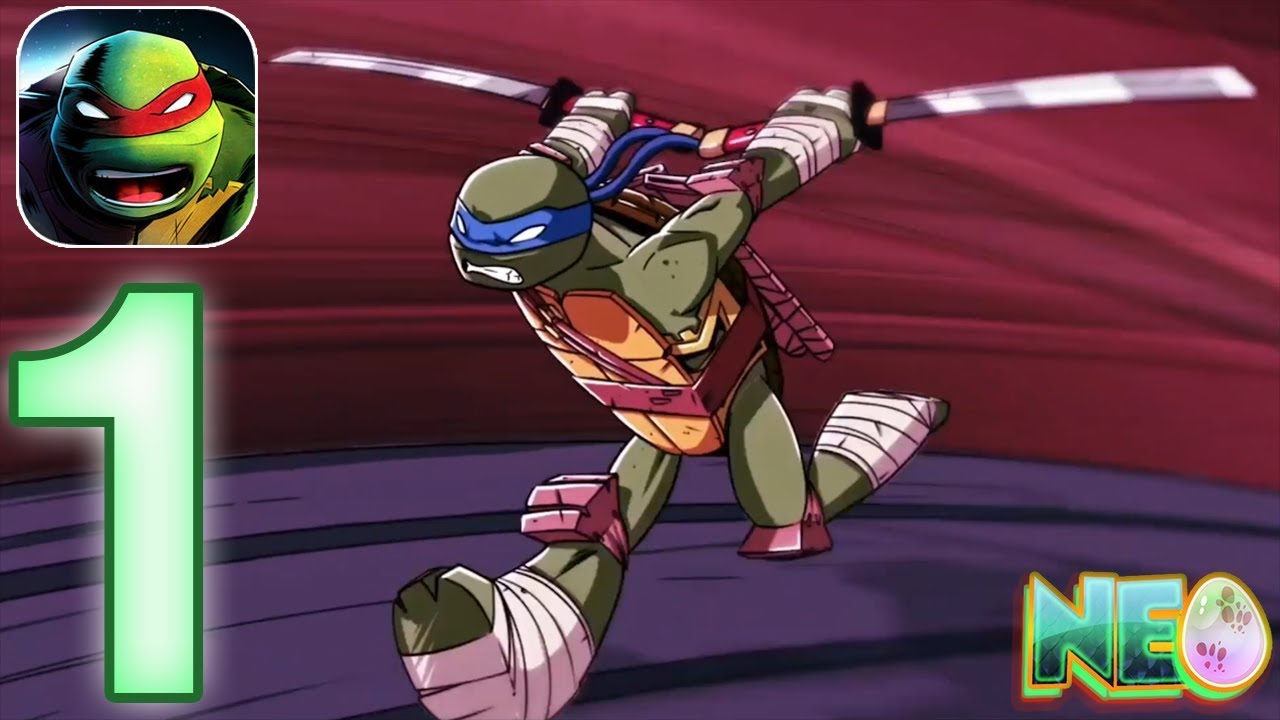 Ninja Turtles Legends: Gameplay Walkthrough Part 1 - The First Mission (iOS, Android)